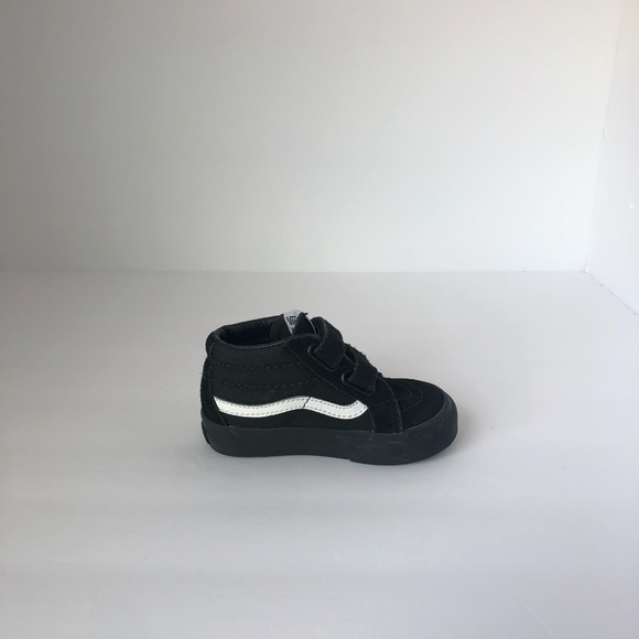 toddler black high top vans